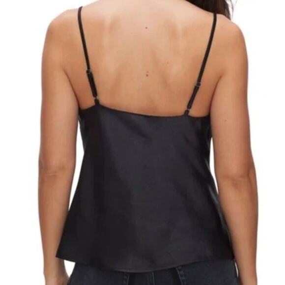 NEW GOOD AMERICAN ~  Washed Satin Camisole Size Large - Picture 2 of 6